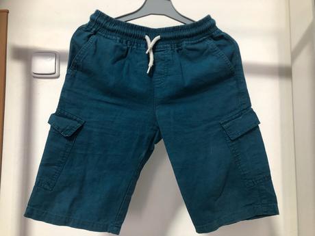 Plátěné cargo šortky, 122