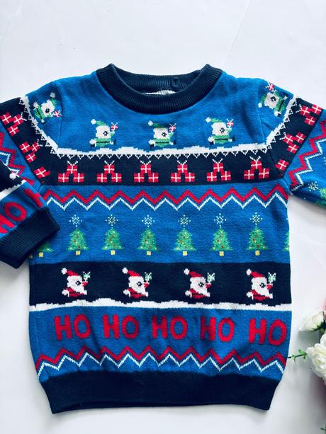 D79/ svetr vánoční zn. next - v.9/12 měs., 80