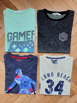 Tričko 4ks, h&m,146