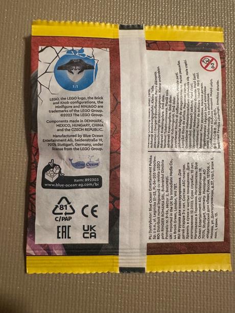 Lego figurka z časopisu ninjago vangelis, 