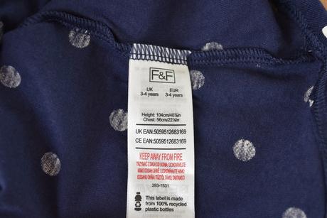 Šaty vel. 3 - 4 roky, f&f,104