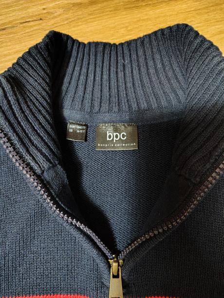 Chlapecký pletený svetr bpc (bonprix) 164/170 se s, bonprix,164