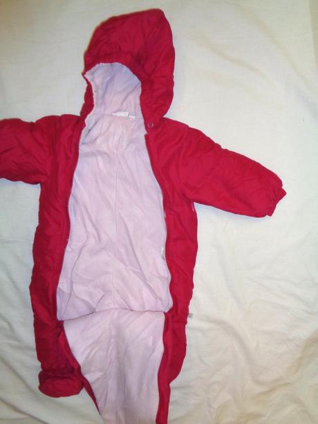 Vínovorůžová kombinéza se srnečkou 62/68, 62