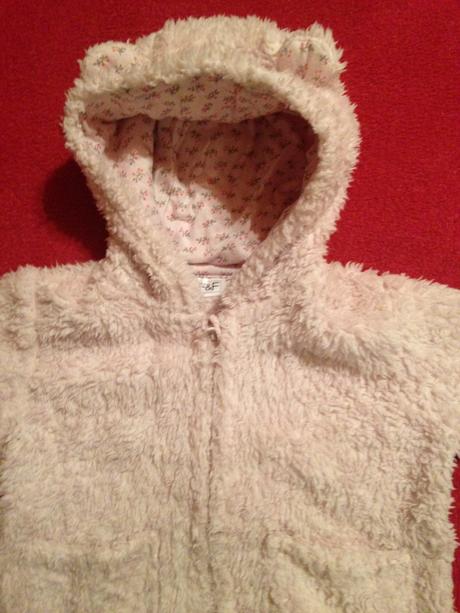 Dívčí teplá mikina - mikinka, f&f,80