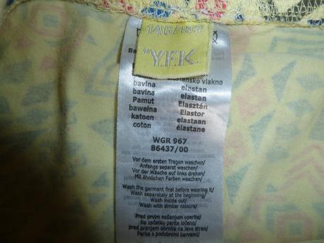 Bavlněná pevnější minisukně, 134