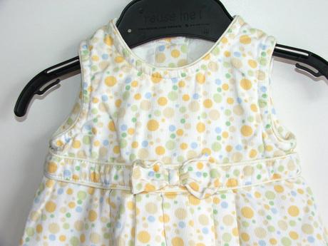 P428 dívčí šaty s puntíky vel. 56, mothercare,56