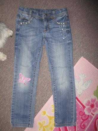 Riflíky s korálky, benetton,122