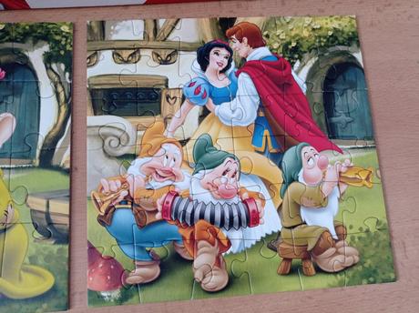 Puzzle sněhurka a sedm trpaslíků, 