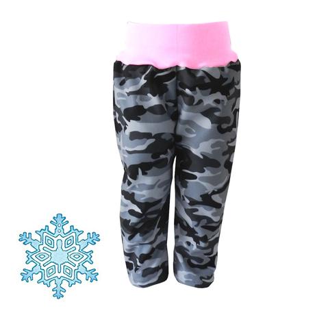 Zimní kalhoty s medvídkovou podšívkou,, 80 - 152