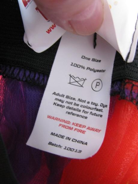 Dívčí taneční tylová barevná sukně, redstar,146