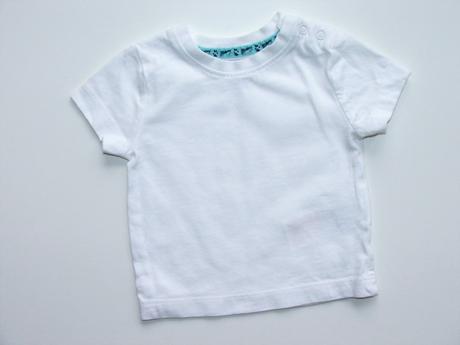H561 bílé chlapecké triko vel. 68, debenhams,68