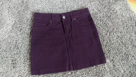 Riflová sukně fialová, f&f,36