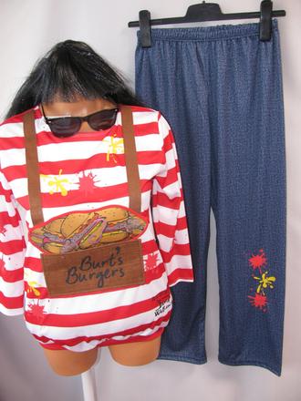 Kostým david walliams burt's burger-4 dílný, 