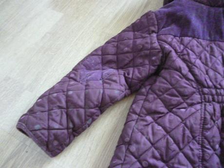 Prošívaná bunda tu 3-4 puntíkatá, tu,104