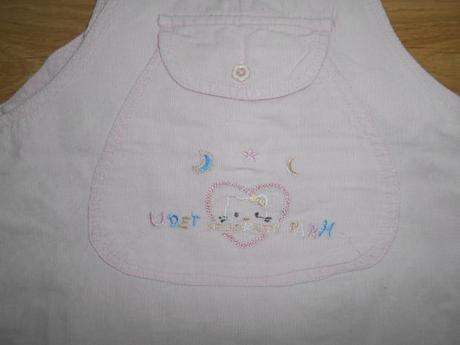 Dívčí manžestrová šatovka hello kitty vel.92/98, 92