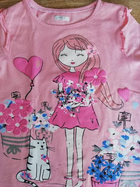 Triko s holčičkou vel. 128., 128