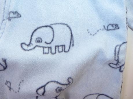 Flísový overálek se sloníky vel. 68, george,68