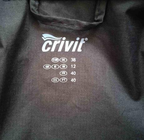 Dámská letní bunda větrovka crivit s m 36 38, crivit,36 / 38 / m / s