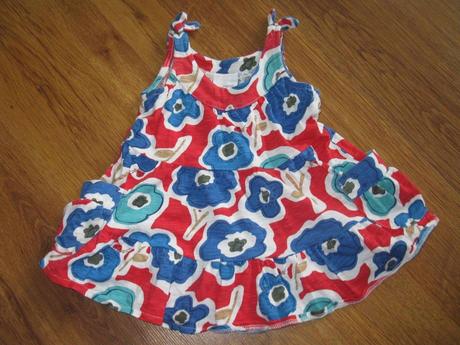 Květované šaty, next,80