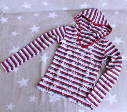 Dívčí tričko yaz s lebkami vel.122/128, 128