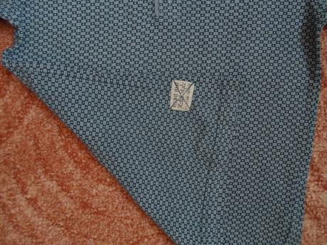 Modré tričko triko s límečkem polo, rebel,134