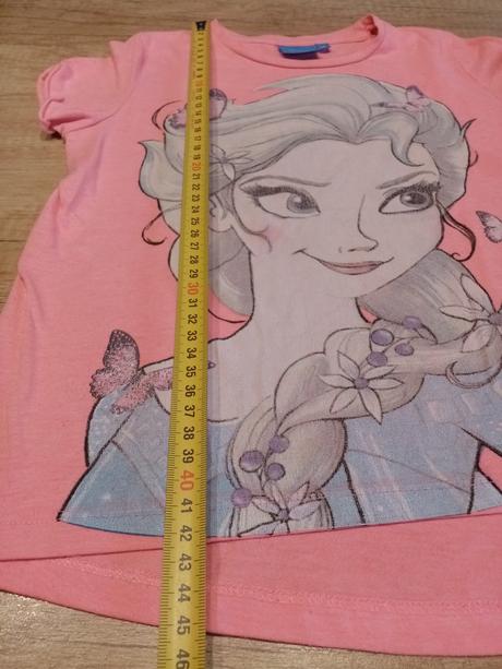 2x tričko frozen vel. 110/116, h&m,110