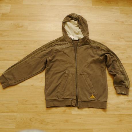 Adidas mikina na donoseni hneda vel.152, adidas,152