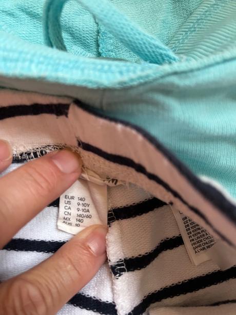 4x bavlněné pohodlné kraťasy, šortky, h&m,134