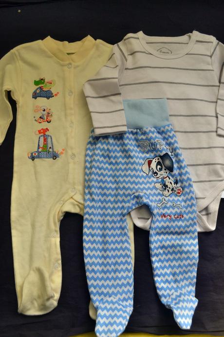 Kojenecký set v.74,polodupačky,body,overal, 74