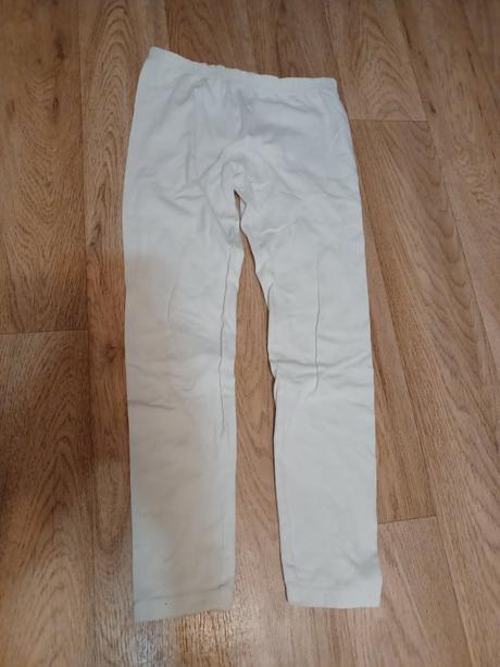 Bílé legíny 146/152, takko,146