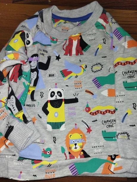 Šedá mikina se zvířátky 92 miniclub, miniclub,92