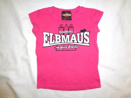 Krásné sytě růžové tričko - aplikace vpředu i vzad, 98