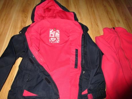 Větrová bunda s mikinou, 122