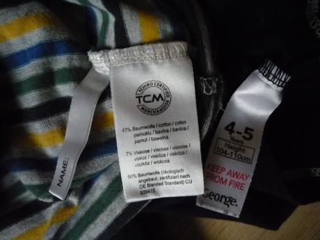 Pruhované a modré triko pro kluky, tcm,104