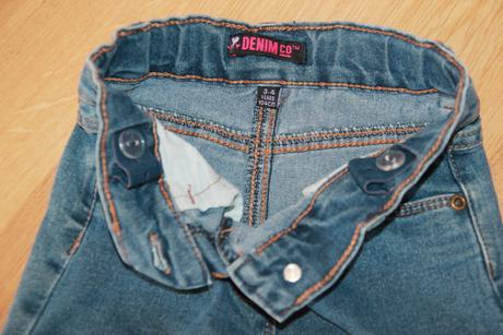 Kalhoty džíny zn.denim - modré, tegulace, v. 104, denim,104