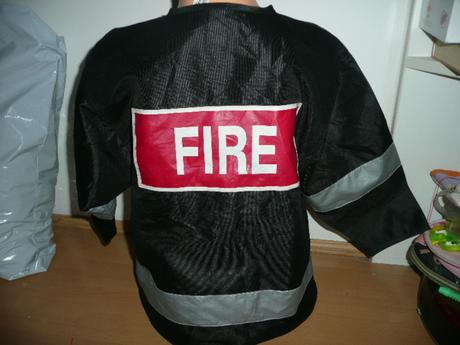 Maska kostým hasič požárník 4-6 let 104-116, 