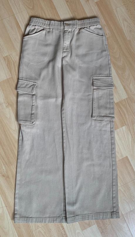 Kalhoty & kapsáče shein béžové vel. xs/34, xs