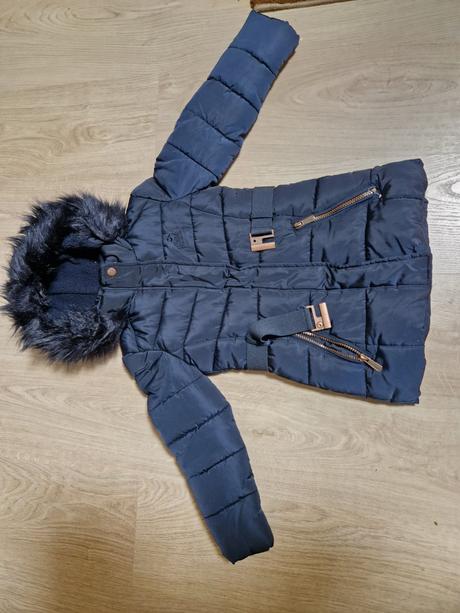 Dívčí zimní kabát vel. 116, palomino,116