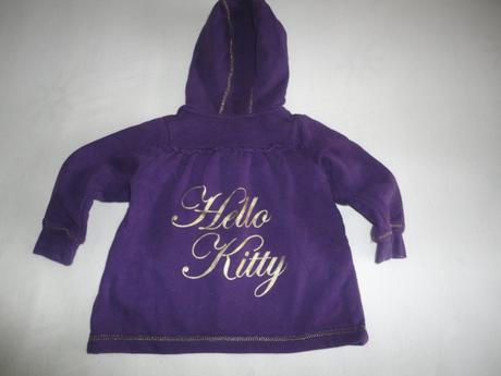 Teplákovka hello kitty z h+m, vel. 9 - 12 měsíců, h&m,80