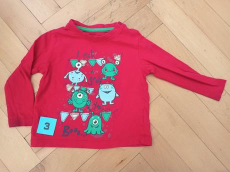 Triko dlouhý rukáv 86 lupilu mickey mouse, lupilu,86