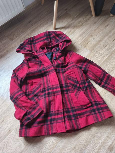 Podzimní károvaný kabátek zara s/m, zara,s