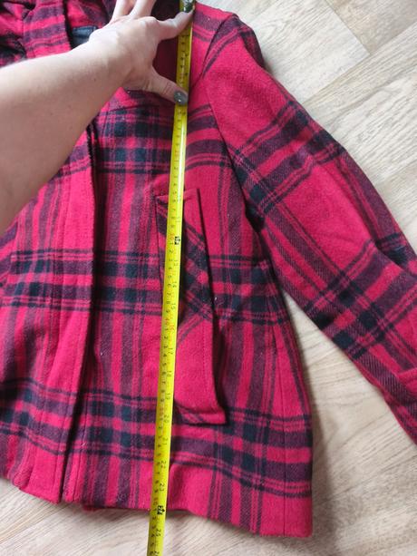 Podzimní károvaný kabátek zara s/m, zara,s
