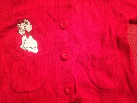 Dívčí svetr - svetřík - kočka - kočička, disney,62