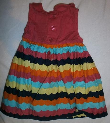 Super šatečky v duhových barvách na 4-6měsíců, debenhams,62