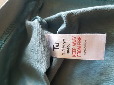 Tričko na kluka velikost 1-1,5 roku , značky tu, tu,80