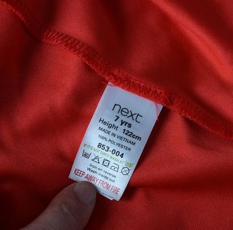 Šaty vel. 7 let, next,122