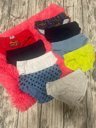 9x chlapecké slipy 110/116, 110