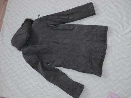 Vintage kozeny vytepleny kabat, tcm,34