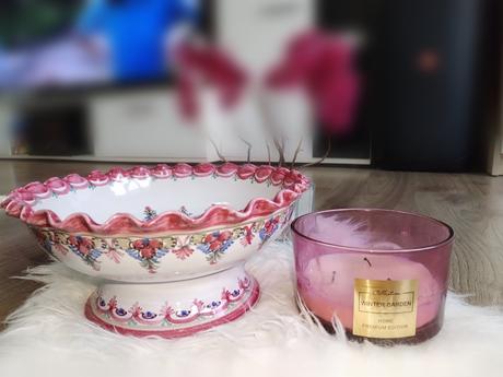 Originální zdobená keramická mísa, 