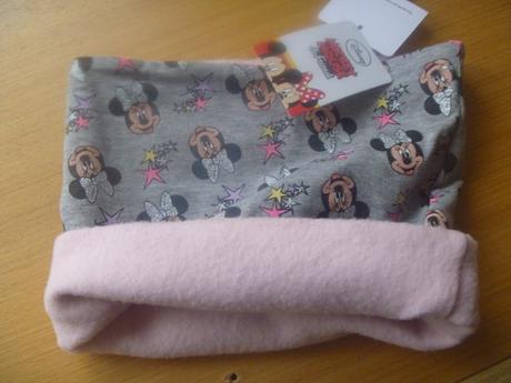 Nový šedý nákrčník s minnie zn. dopodopo, dopodopo,128